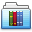 Library Folder Stripe Icon 32x32 png